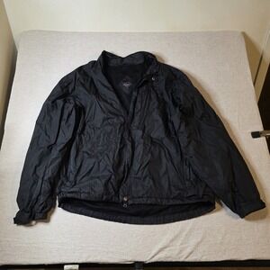 Acuity Men's Black Windbreaker Jacket Size Large | Lightweight Zip Up Mesh...